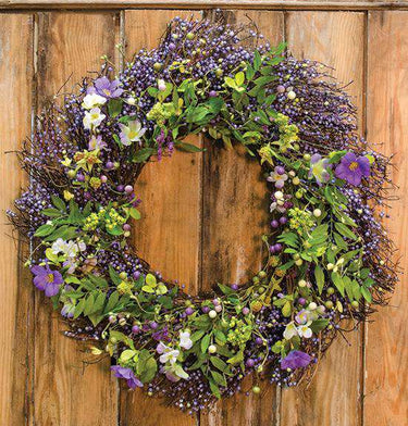 Wild Spring Floral & Berry Wreath, 24